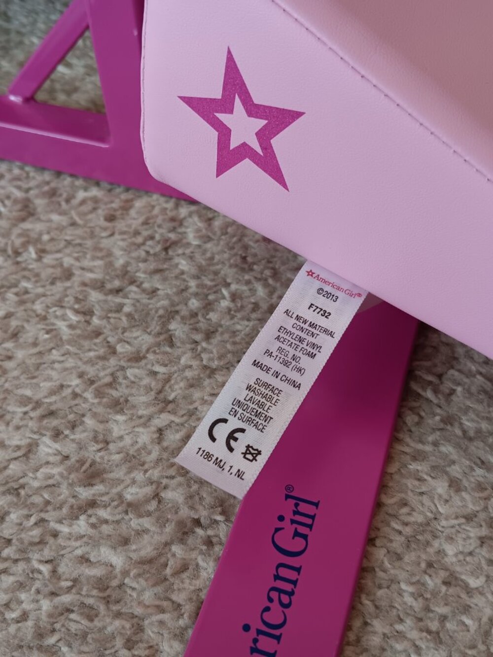 American Girl Gymnastics Bar with Gymnastics Matt - Picture 3 of 7